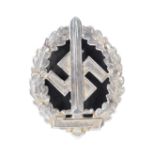 WWII SECOND WORLD WAR GERMAN DISABLED VETERANS SILVER SPORTS BADGE