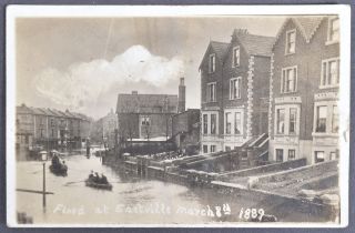 BRISTOL INTEREST - PREVIOUSLY UNSEEN POSTCARD FROM 1889 FLOOD