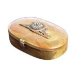 WWI FIRST WORLD WAR ROYAL FIELD ARTILLERY SNUFF BOX