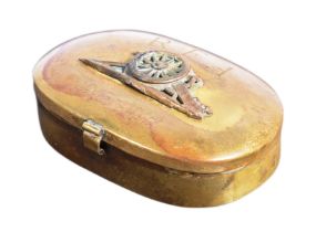 WWI FIRST WORLD WAR ROYAL FIELD ARTILLERY SNUFF BOX