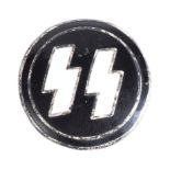 WWII SECOND WORLD WAR GERMAN SS BADGE