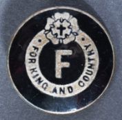 WWII SECOND WORLD WAR BRITISH FASCIST MEMBERS PARTY BADGE