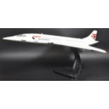 CONCORDE - LARGE SCALE VINTAGE TRAVEL AGENT'S DISPLAY MODEL