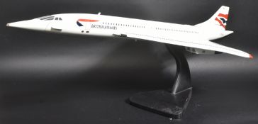 CONCORDE - LARGE SCALE VINTAGE TRAVEL AGENT'S DISPLAY MODEL