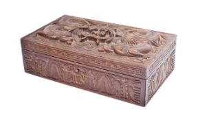 EARLY 19TH CENTURY 31ST DUKE OF CONNAUGHT'S OWN CARVED BOX