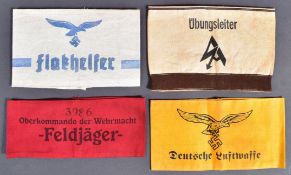 WWII SECOND WORLD WAR - COLLECTION OF GERMAN ARMBANDS