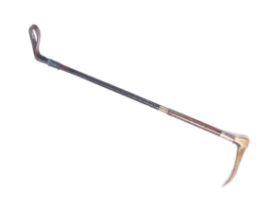 HORSE RACING - PRESENTATION RIDING CROP BY SWAINE & CO