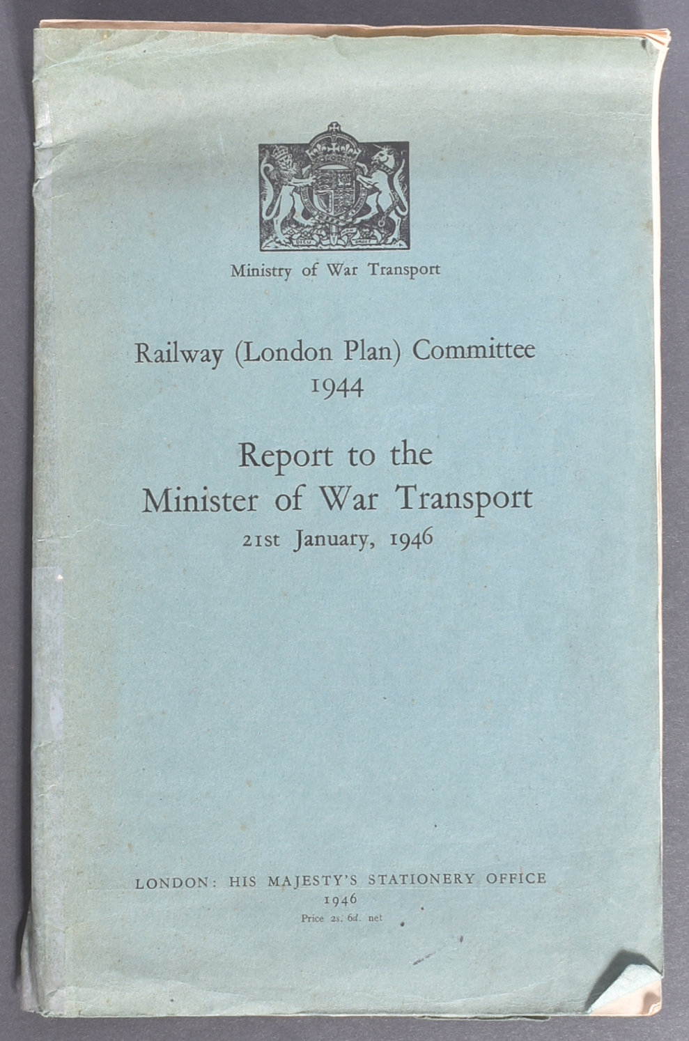 RAILWAYANA - MINISTRY OF WAR LONDON PLAN & BOOK OF LOCOMOTIVES - Image 2 of 9