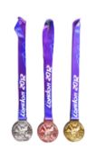 LONDON 2012 OLYMPIC GAMES - X3 REPLICA MEDALS