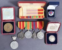COLLECTION OF BRITISH FIRE SERVICE MEDALS & OTHERS