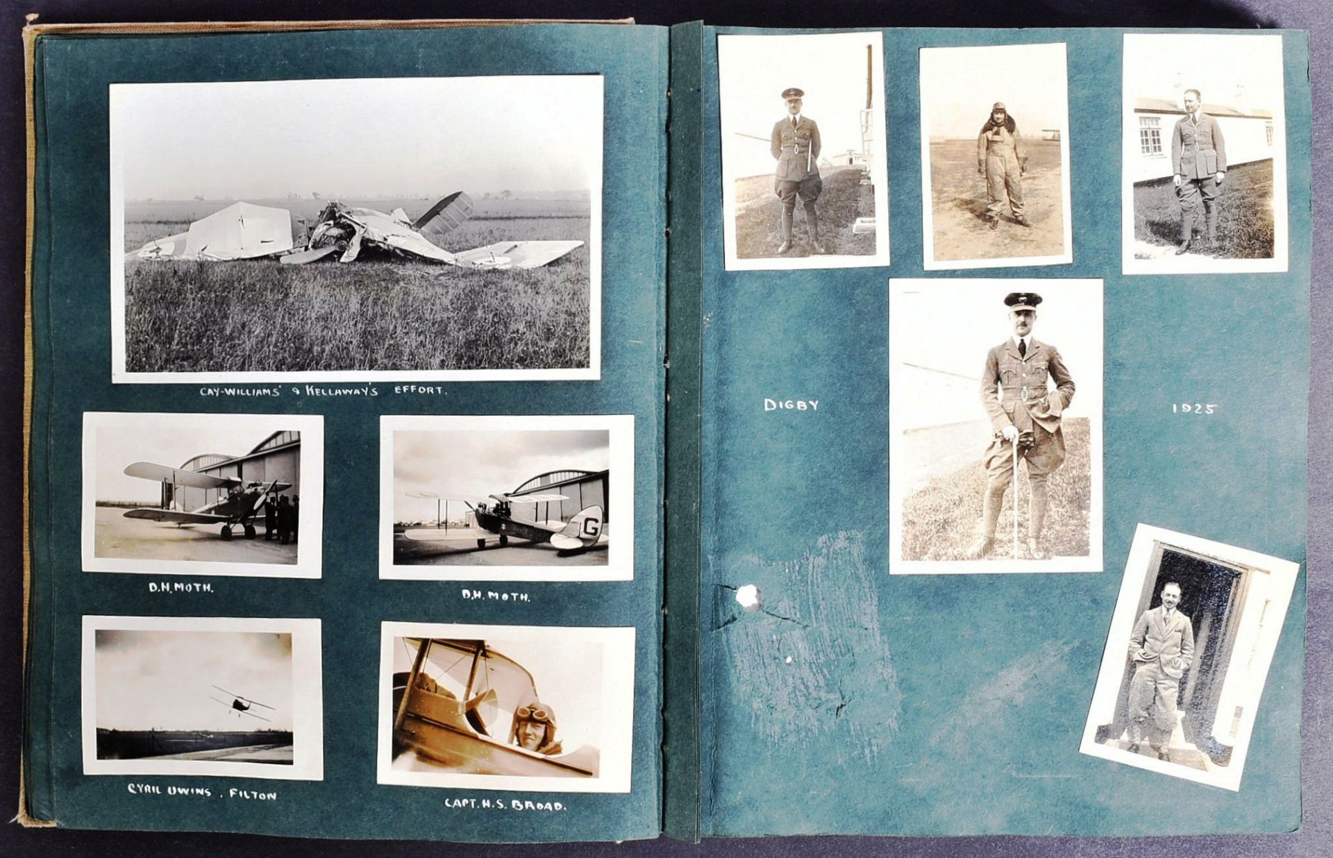 1920S RAF PHOTOGRAPH ALBUM - PLANES, CRASHES & TRIPS - Image 4 of 6