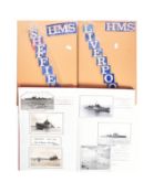 WARSHIPS - ALBUMS OF PHOTOGRAPHS - HMS LIVERPOOL, SHEFFIELD & NEWCASTLE