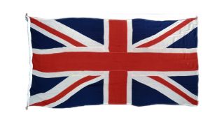 LARGE VINTAGE BRITISH UNION JACK FLAG
