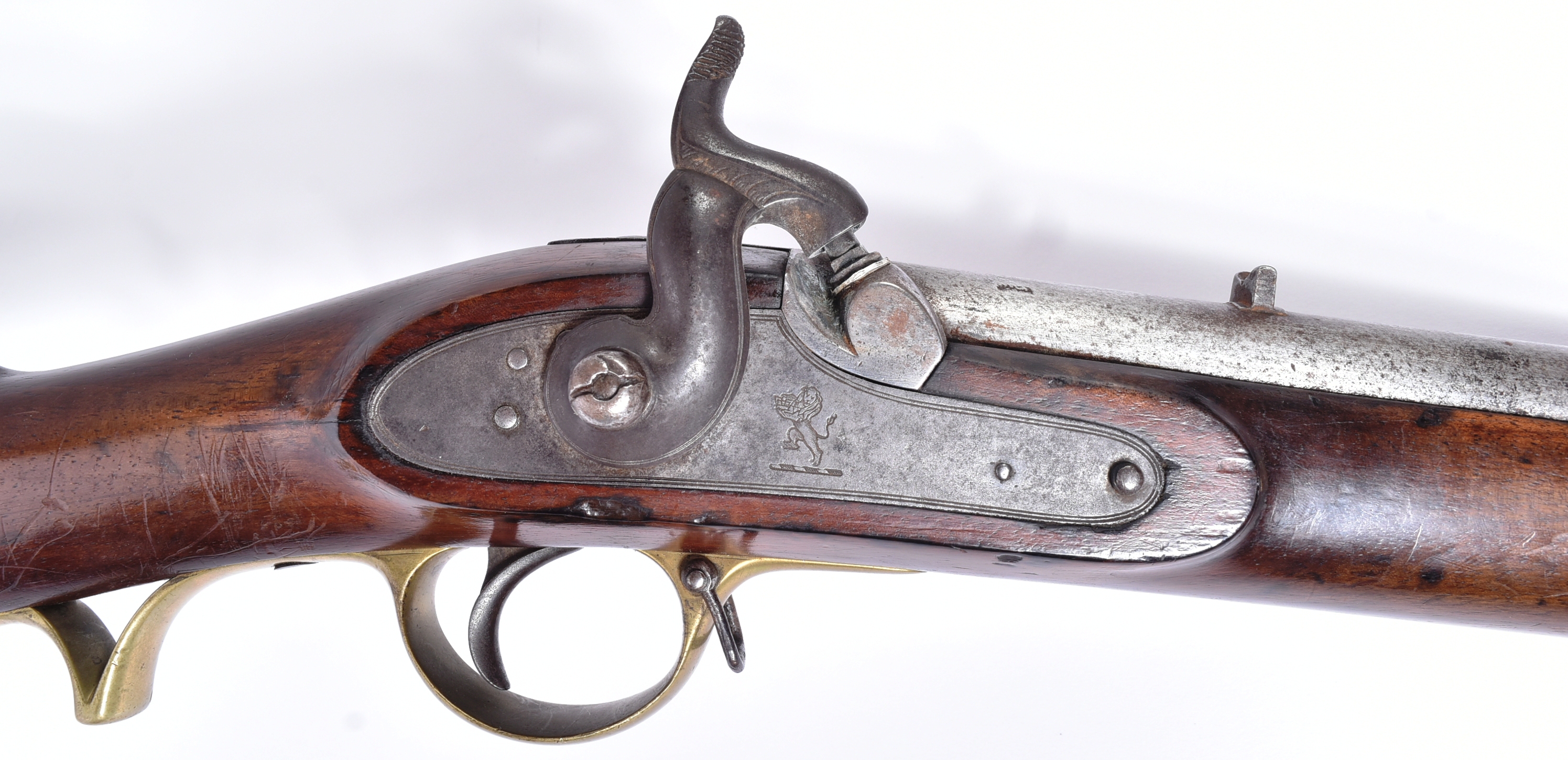 ARMS - 19TH CENTURY EAST INDIA COMPANY PERCUSSION MUSKET - Image 3 of 5