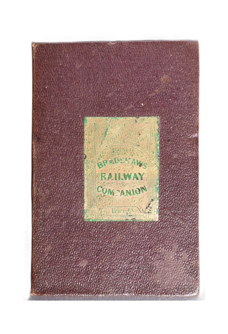 RAILWAYANA - 19TH CENTURY BRADSHAW GUIDE