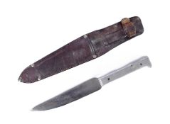 WWII SECOND WORLD WAR 'PRIVATE PURCHASE' FIGHTING KNIFE
