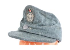 WWII SECOND WORLD WAR GERMAN FIELD POLICE M43 CAP