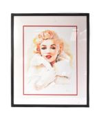 'MARILYN IN WHITE MINK' - MATTHEW JEANES - LIMITED EDITION GICLEE PRINT