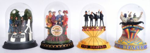 THE BEATLES - FRANKLIN MINT - COLLECTION OF LTD ED GLASS DOMED DISPLAYS