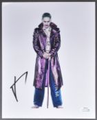 SUICIDE SQUAD - JARED LETO - AUTOGRAPHED 8X10" COLOUR - AFTAL