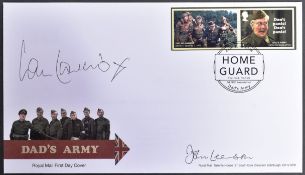 DAD'S ARMY (BBC SITCOM) - SIGNED FIRST DAY COVER FDC