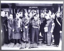 DAD'S ARMY (BBC SITCOM) - DUAL SIGNED 8X10" PHOTOGRAPH