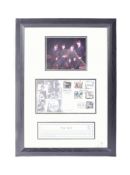 THE BEATLES - PETE BEST - AUTOGRAPHED DISPLAY