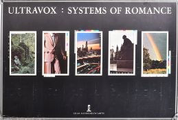 ULTRAVOX - SYSTEMS OF ROMANCE - ORIGINAL PROMO POSTER