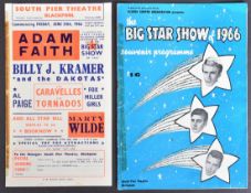 POP MUSIC - VINTAGE 1966 'BIG STAR SHOW' PROGRAMME & FLYER