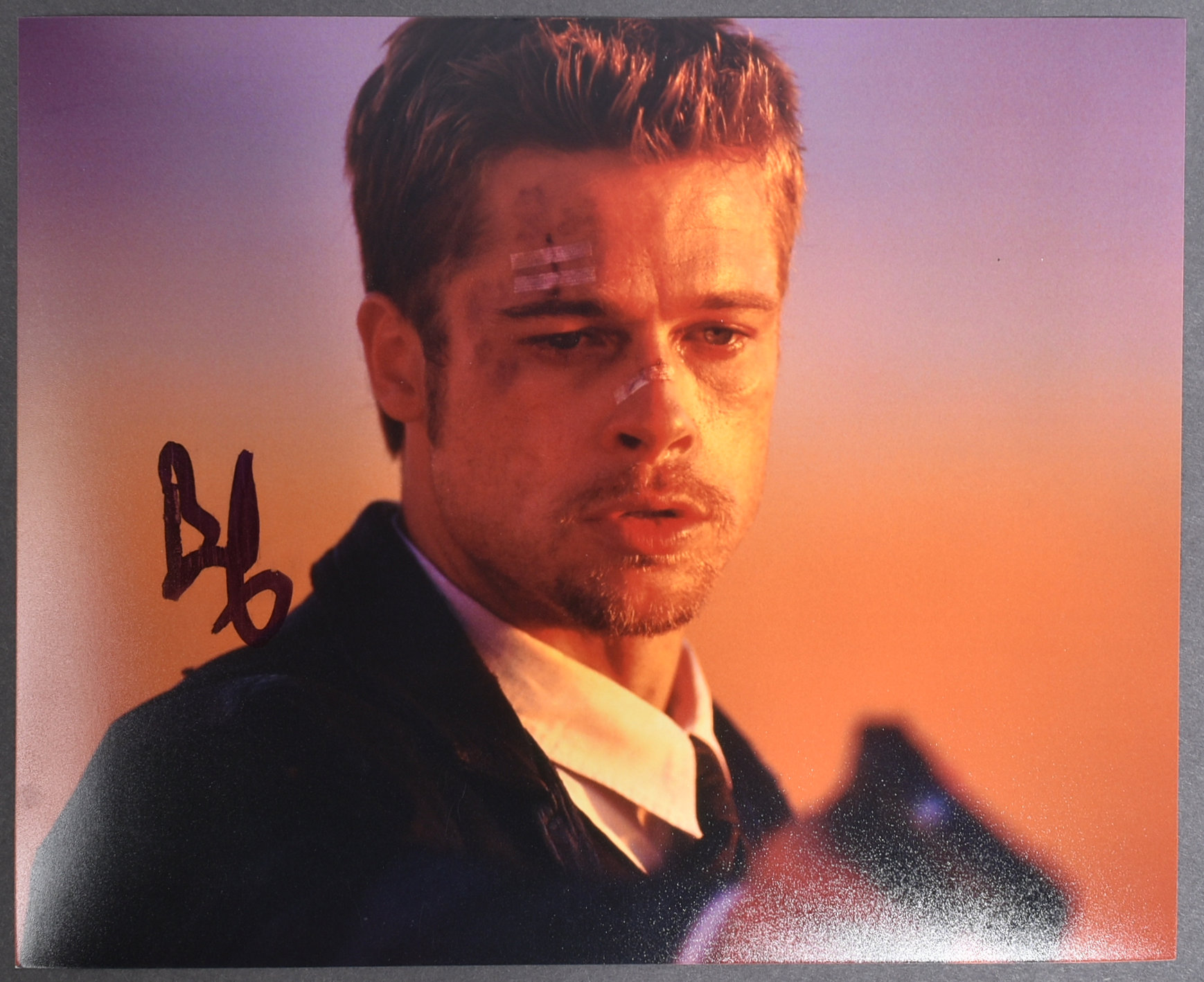 BRAD PITT - SEVEN / SE7EN - SIGNED 8X10" - ACOA