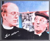 FRANK WILLIAMS - DADS ARMY - AUTOGRAPHED 8X10" COLOUR PHOTO