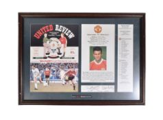 FOOTBALL - RYAN GIGGS - AUTOGRAPHED UNITED REVIEW