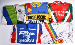 CYCLING - COLLECTION OF VINTAGE 1980S AUSTRALIAN CYCLING TOPS