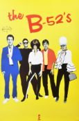 THE B-52'S - ORIIGNAL VINTAGE PROMOTIONAL POSTER