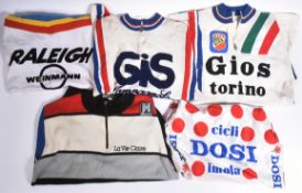 CYCLING - COLLECTION OF VINTAGE 1980S AUSTRALIAN CYCLING TOPS