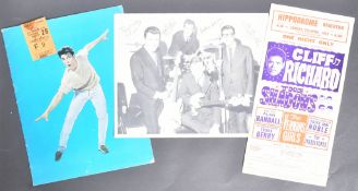 CLIFF RICHARD & THE SHADOWS - 1963 TOUR EPHEMERA