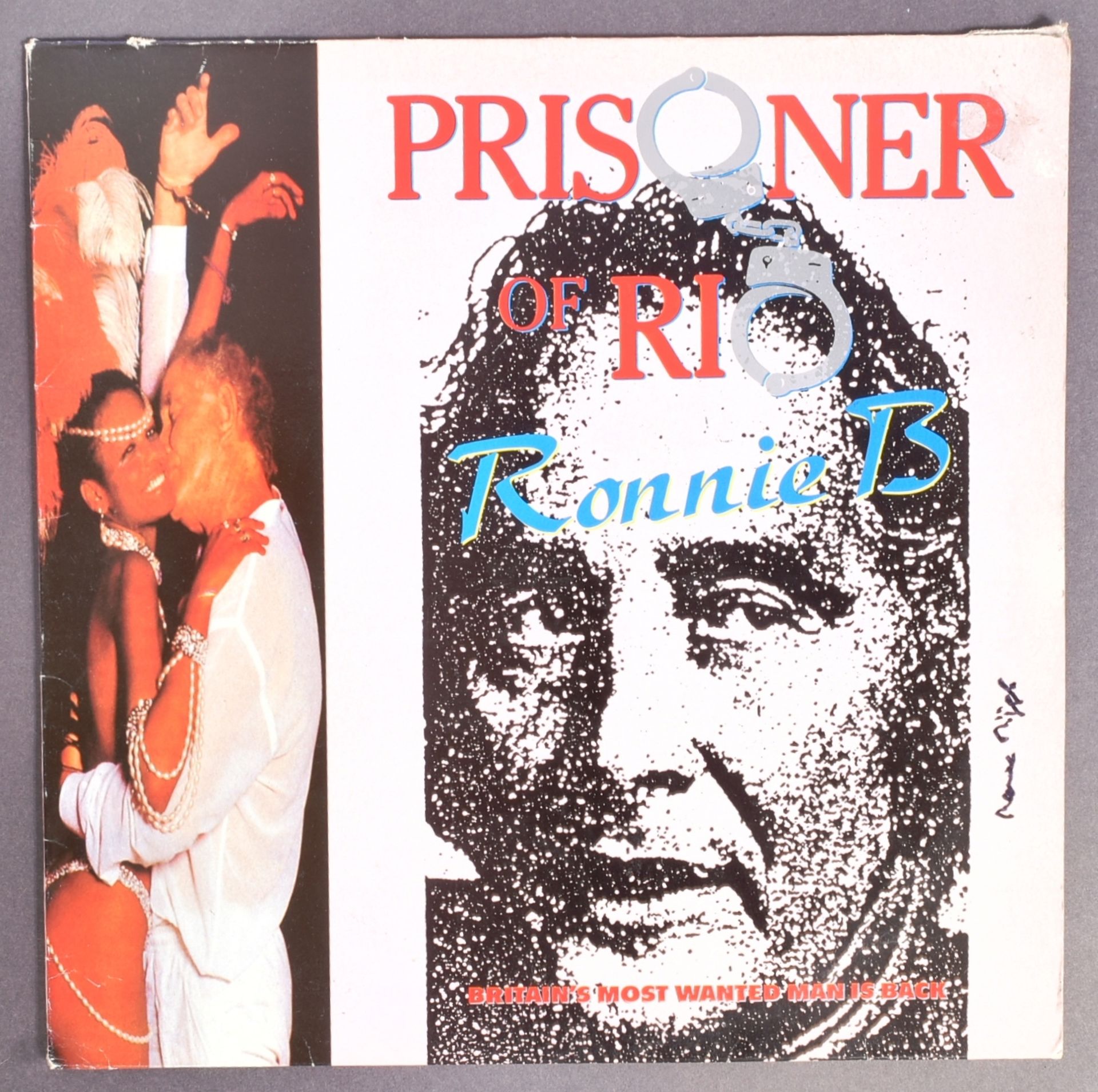 GREAT TRAIN ROBBERY - PRISONER OF RIO - RONNIE BIGGS SIGNED LP - Image 2 of 5