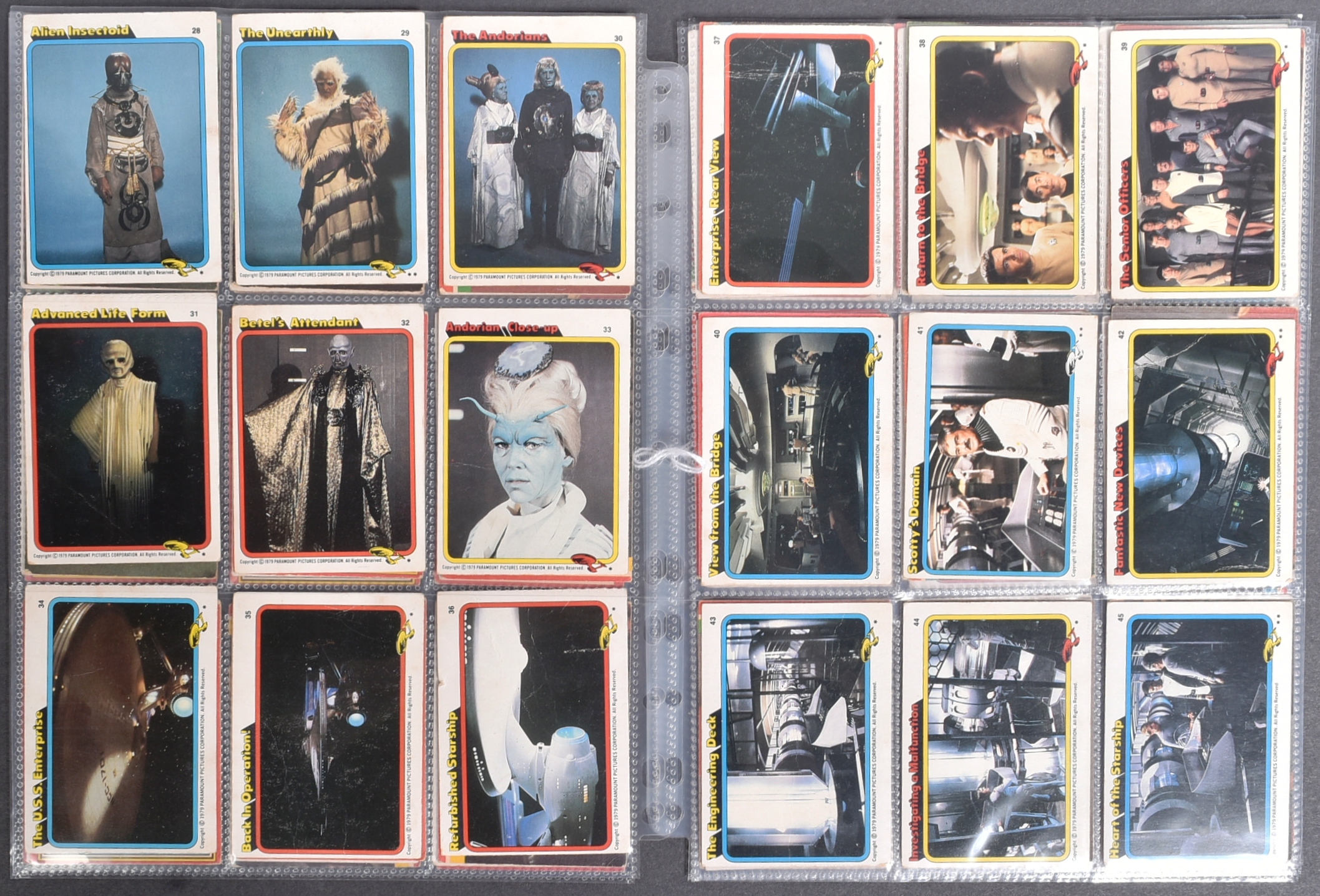 STAR TREK THE MOTION PICTURE - 1979 - FULL SET OF BUBBLEGUM CARDS - Image 3 of 4
