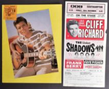 1960S - CLIFF RICHARD & THE SHADOWS - ABC CONCERT MEMORABILIA