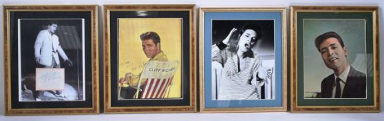 CLIFF RICHARD - COLLECTION OF AUTOGRAPHED PHOTOGRAPHS