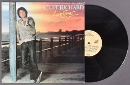 CLIFF RICHARD - LOVE SONGS - AUTOGRAPHED RECORD LP