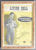 CLIFF RICHARD & THE SHADOWS - LIVING DOLL - SIGNED COVER