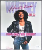 WHITNEY HOUSTON (2022 MOVIE) - NAOMI ACKIE - SIGNED 8X10" - ACOA