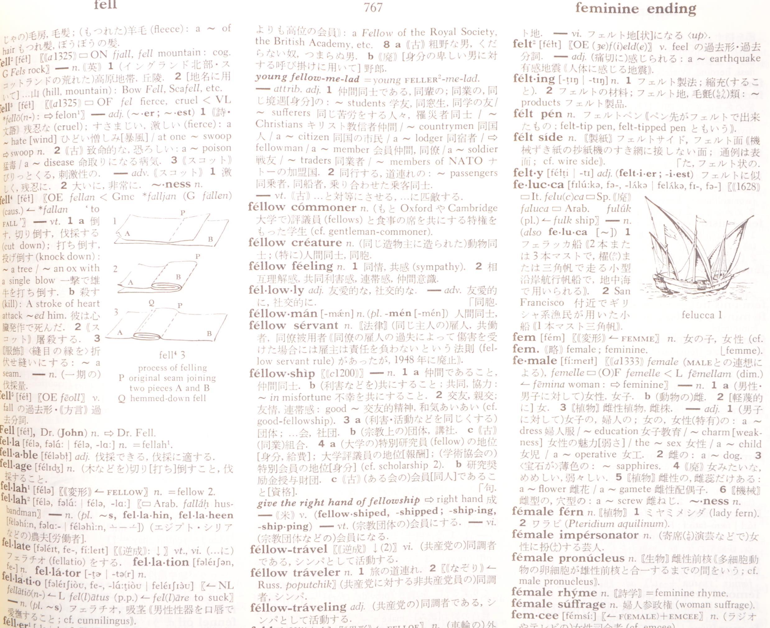 PAIR OF JAPANESE - ENGLISH DICTIONARIES / BOOKS BY KENKYUSHA - Image 9 of 9