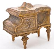 19TH CENTURY FRENCH GILDED COPPER JEWELLERY CASKET