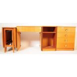 MID CENTURY TEAK WOOD CHEST OF DRAWERS CHAIRS DESK & LOCKER