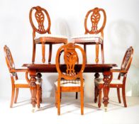 VICTORIAN STYLE LARGE MAHOGANY DINING ROOM SUITE