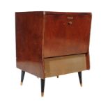 MID CENTURY 1950S FALL FRONT MUSIC RECORD CABINET