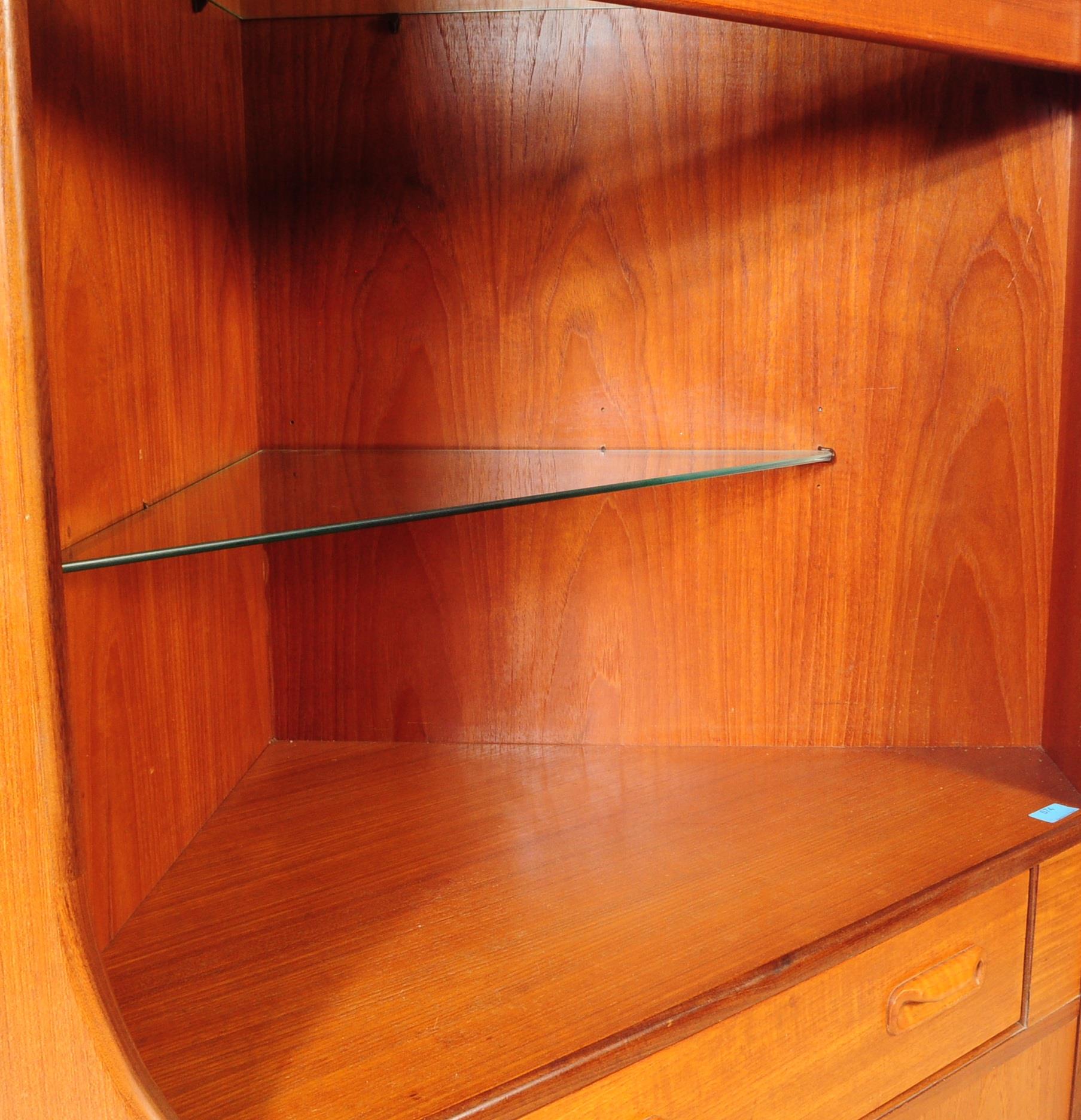 BRITISH MODERN DESIGN - MID CENTURY TEAK BOOKCASE - Image 7 of 14