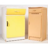 TWO RETRO MID 20TH CENTURY KITCHEN CABINETS